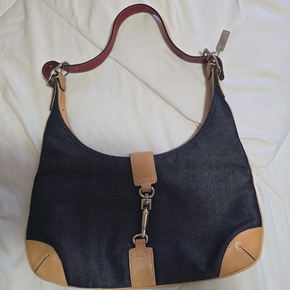 Coach Handbags - Coach Denim and Leather Vintage Bag Excellent Condition